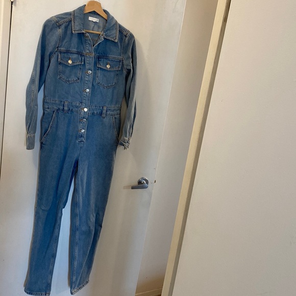 TOPSHOP Denim Jumpsuit - Picture 2 of 4